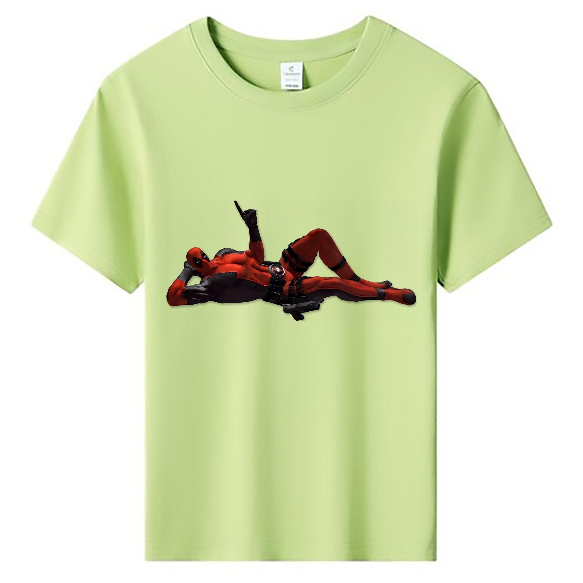 （画像用） Deadpool デッドプール 綿100％キッズTシャツ（フロントプリント）